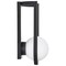 Nuvo Cradle 6W LED Large Wall Lantern - Matte Black / White Opal Glass 62/1620 - alternate 6